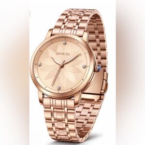 NWT Invicta Wildflower Tigerlily Women's Watch - 34mm, Rose Gold (69302)